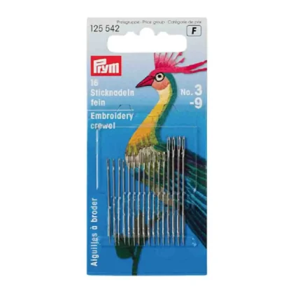 Prym borduurnaalden met punt
