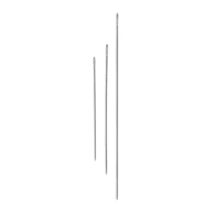 Prym poppennaalden assortiment 70-80-127mm zilver 3stuks - Afbeelding 3