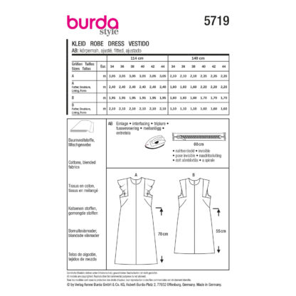 Burda patroon nr: 5719 - Afbeelding 9