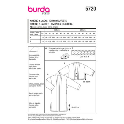 Burda patroon nr: 5720 - Afbeelding 9