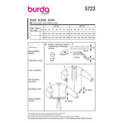 Burda patroon nr: 5723 - Afbeelding 9