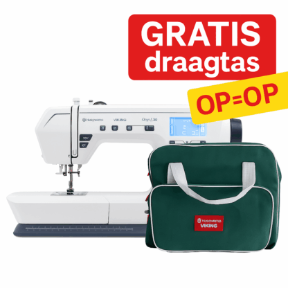 Husqvarna Viking Onyx 30 nu met gratis draagtas OP=OP!